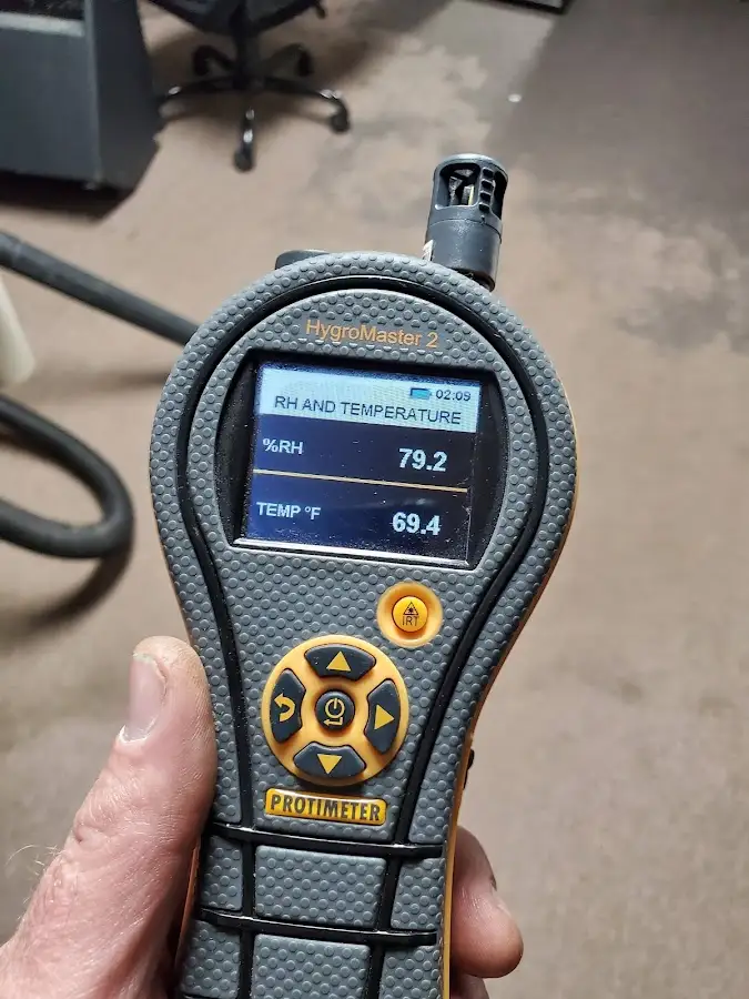 Moisture meter humidity assessment for Fire & Smoke Damage Restoration in West Springfield Town